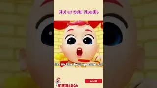 Thumbnail: Hot or Cold Noodle | What Happens If You Eat Spicy Noodle | BibiBerry TV #kidssongs #nurseryrhymes