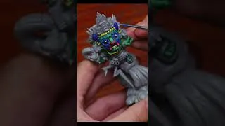 Thumbnail: Tlaloc - God of Rain & Thunder / Dios de la Lluvia y el Trueno - Bicefalo Mythic Chibis #miniatures