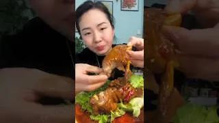 Thumbnail: Spiced Pork Legs & Trotters with Extra Spicy Sauce Big Bite ASMR #mukbang #eating #pork