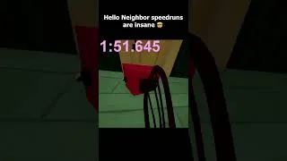 Thumbnail: Hello Neighbor Full Game in 1 minute 🤯 #helloneighbor #wr #speedrun