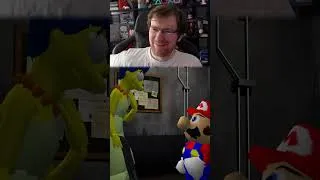 Thumbnail: Mario crashes Marge's RE2 run #ResidentEvil #Shorts #Chaotic