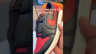 Thumbnail: AIR JORDAN 1 LOW OG BANNED! MATERIAL IS GREAT!
