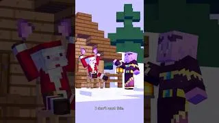Thumbnail: Thanks Santa... I guess...  #minecraft #animation #gaming #christmas #skit