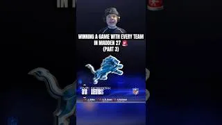 Thumbnail: WINNING A GAME WITH EVERY TEAM IN MADDEN 27 🚨 (PART 3) #madden27 #titans #falcons #nfl #easports