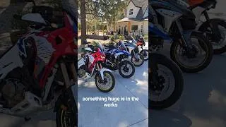 Thumbnail: The Bikes are Gathering... Something Big Coming #motorcycle #adventurebike