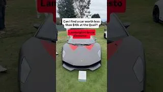 Thumbnail: Is there a car worth LESS than $10k at the Quail?