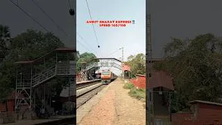 Thumbnail: Amrit Bharat express rocked speed 140/150🔥#biharicarryvlog #vlog #locomotive #train #indiantrains