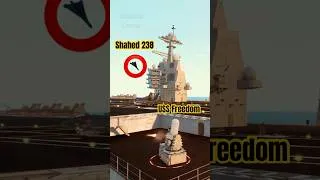 Thumbnail: Can USS Freedom Stop the Shahed-238?🔥| #shorts