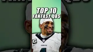 Thumbnail: Top 10 fantasy football QBs🔥🏈#fantasyfootball #nfl #football #patrickmahomes #fyp #shorts