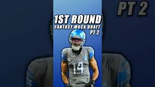 Thumbnail: Fantasy football 1st round mock draft part 2🔥🏈#fantasyfootball #nfl #football #ceedeelamb #shorts