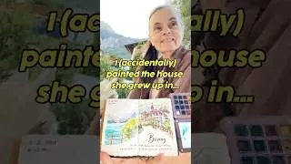 Thumbnail: The sweetest encounter on my Swiss sketching trip! #travelsketch #switzerland #urbansketching