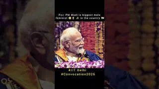 Thumbnail: #pmmodi #iitdelhi #convocation2026 #motivation #iitmotivation #minivlog #viealreels #modi