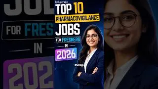 Thumbnail: Top 10 Pharmacovigilance Jobs for Freshers in 2026