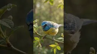 Thumbnail: Cute Bird Catching a Water Drop! 💧 #Shorts