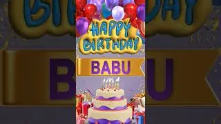 Thumbnail: BABU - Happy Birthday Babu #babu #birthdaysong