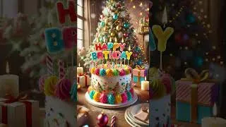 Thumbnail: We wish you a Merry Christmas and Happy birthday to you!#shorts #happybirthday #merrychristmas