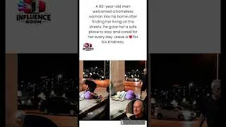 Thumbnail: 60-Year-Old Man Welcomes Homeless Woman Into His Home, Cares for Her Daily ❤️🏠 #Kindness #viral