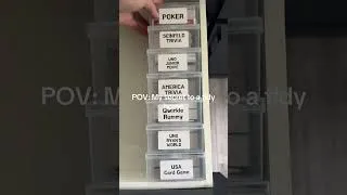 Thumbnail: Watch how I keep card games tidy and easily accessible