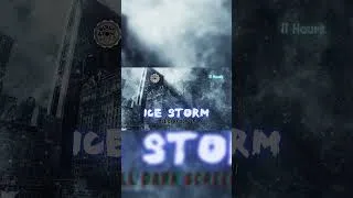 Thumbnail: ice storm ambience all dark screen #icestorm #sleet #alldarkscreen