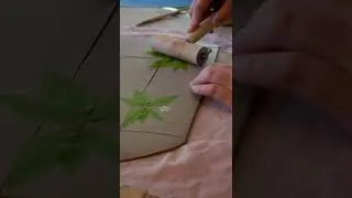 Thumbnail: Printing Forest Flowers into Clay - how I create a leaf print with Starflower 🌿