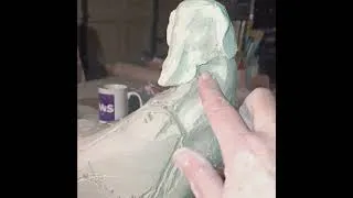 Thumbnail: ceramic sculpting - dog