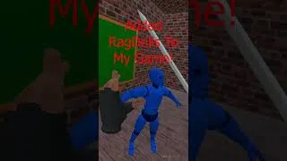 Thumbnail: Added Rag Dolls to my VR game! Link in description!