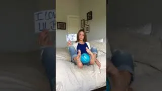 Thumbnail: girl holds sign saying i love lil b!!