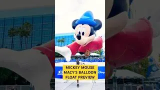 Thumbnail: Mickey Mouse Macy’s Thanksgiving Parade Balloon Float Preview #mickeymouse #disney #macys #d23