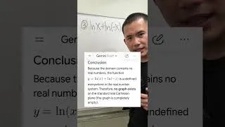Thumbnail: Can you solve ln(x)+ln(-x)=0