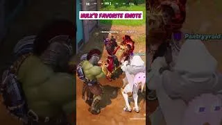Thumbnail: Hulk's FAVORITE Emote in Fortnite 😂 #shorts #fortnite