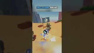 Thumbnail: 🫡 Helldivers Squad - Special DLC Bot Cameo in Astro Bot #shorts