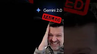 Thumbnail: Gemini 2.0 - Don't Waste Your Time 😖