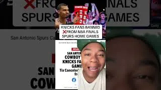 Thumbnail: Ticketmaster Cancels KNICKS FANS TICKETS for Home Spurs Game..