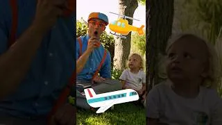 Thumbnail: Blippi's Airplane Interview ✈️ #shorts #blippi #airplanes