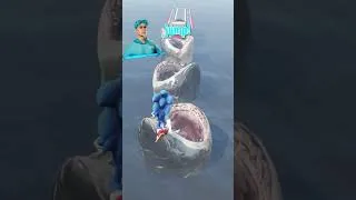 Thumbnail: SONIC vs. MEGALODON JUMPS! #shorts
