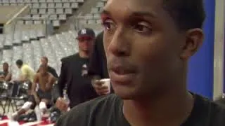 Thumbnail: Lou Williams gets the rookie treatment from Allen Iverson and Chris Webber