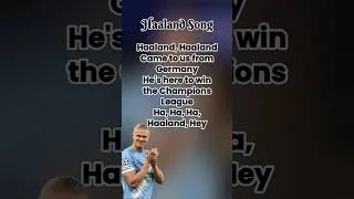 Thumbnail: haaland song Lyrics #haaland #haalandsong #football #fifa #lyrics #shorts #norway