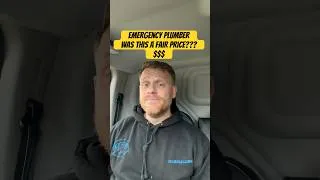 Thumbnail: Emergency plumber call out…is this fair? #plumber #plumbing #plumbers #plumbercall #emergencyplumber