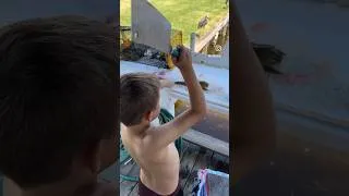 Thumbnail: Where does your food come from? We prefer to catch clean and cook ours! #bluegabe #shorts #diy