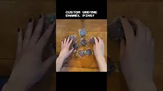 Thumbnail: Custom Undyne Enamel Pins - UNBOXING! Collaboration with @gsjjofficial  #undertale