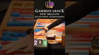 Thumbnail: Backgammon in New Orleans - Gammon Geaux 2025 #backgammon #backgammontournament #boardgames