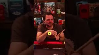 Thumbnail: Taking pool shots at a spinning Jenga tower - B&B #Shorts #boardgames