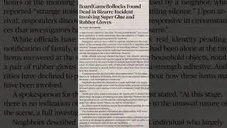 Thumbnail: BoardGameBollocks found dead!!!