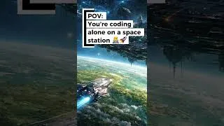 Thumbnail: Floating Through the Cosmos While You Code #coding #programming #focus #spaceambient #study