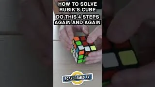 Thumbnail: TRICK: How to solve every RUBIK'S CUBE in 4 easy steps (Hack!) | boardgamesTV
