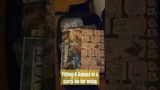 Thumbnail: How I fit 6 different games in my carry-on for the 2022 World Series of Board Gaming