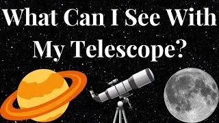 Thumbnail: What Can I See With My Telescope? | Questions & Answers | #Shorts