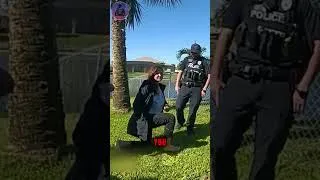 Thumbnail: When a Drunk Karen Thinks Your Yard is a Hotel... 💀“Wait for the pepper spray…” #entitledkaren