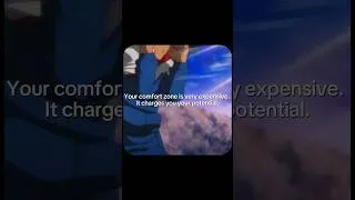 Thumbnail: Your comfort zone is very expensive, it charges you your potential. #discipline #selfimprovement