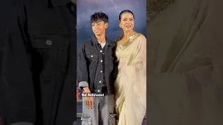 Thumbnail: Kajol With Son Yug At Maa Movie Screening